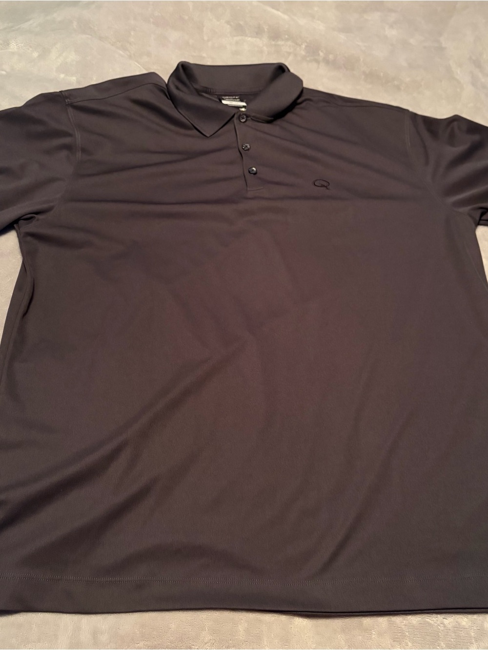 Men's Black Nike golf polo shirt